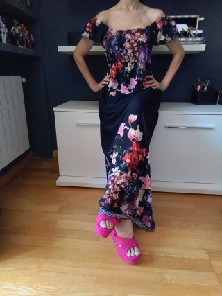 VESTIDO LARGO BOHO SIN ESTRENAR