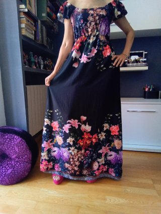 VESTIDO LARGO BOHO SIN ESTRENAR