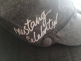 Gorra Mustang Negra Brillante