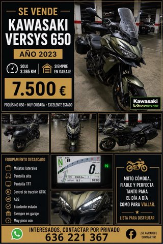 Kawasaki Versys 650 - Año 2023