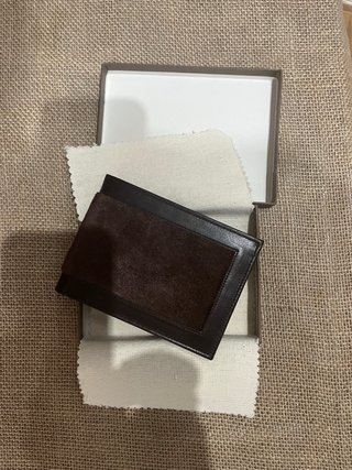 Cartera de documentos piel marrón
