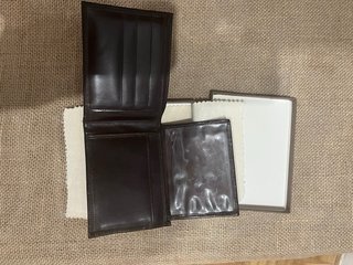 Cartera de documentos piel marrón
