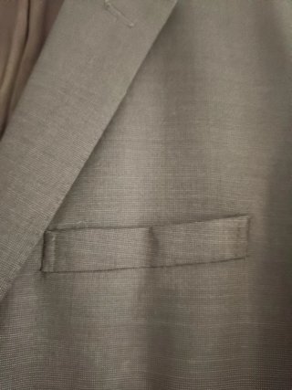 Chaqueta de traje gris