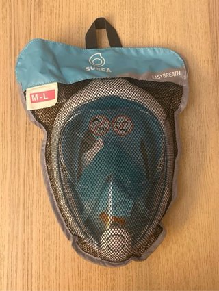 Máscara Snorkel Subea Easybreath M-L NUEVA