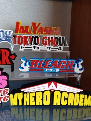 Coleccion letreros anime manga