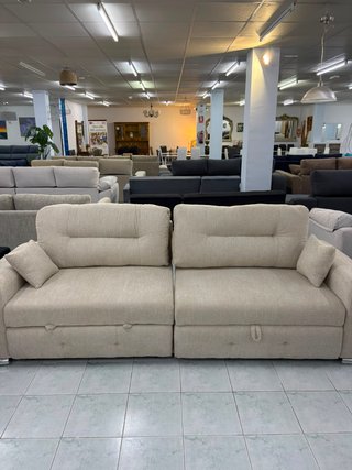 Sofá Cama 3 Plazas Con Baúl Almacenaje NUEVO