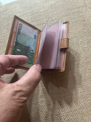 Cartera de documentos piel marrón