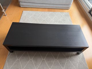 Mueble TV minimalista negro