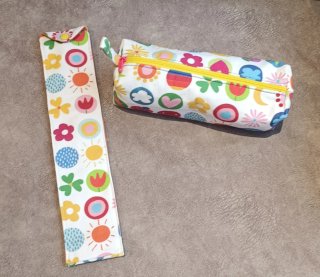 Conjunto de estuche y funda de flauta
