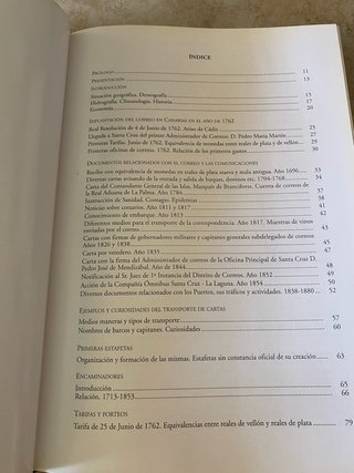 Libro Historia del Correo en Canarias Tomo I