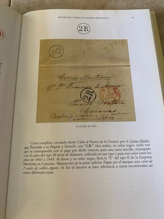 Libro Historia del Correo en Canarias Tomo I