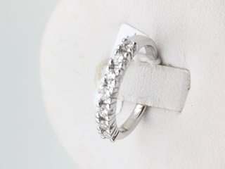 Anillo Oro 18k Blanco Diamantes