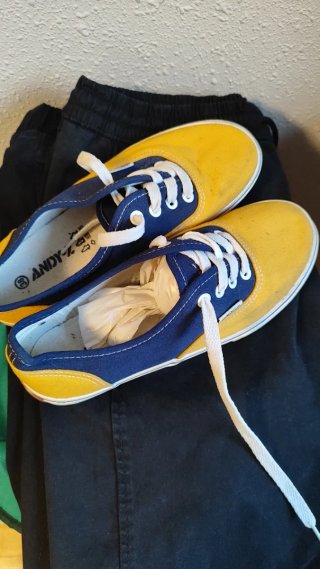 Zapatillas Andy Z Azul y Amarillo