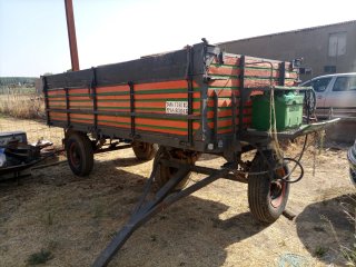 Remolque tractor 2 ejes TARA 1580kg PMA 8000kg