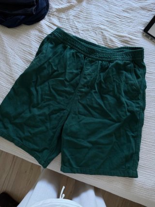 Pantalón corto Zara algodón verde XL