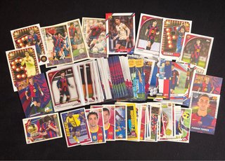 Lote cromos FC Barcelona stickers y cartas
