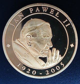 Medalla en memoria de Juan Pablo II (1920-2005)