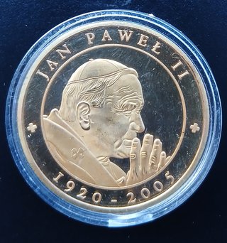 Medalla en memoria de Juan Pablo II (1920-2005)