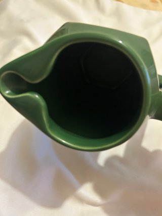 Jarrón Vintage Verde Cerámica