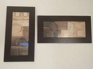 Juego de 2 cuadros decorativos