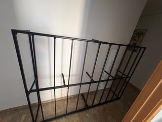 Somier Zinus 135x190cm Negro Nuevo