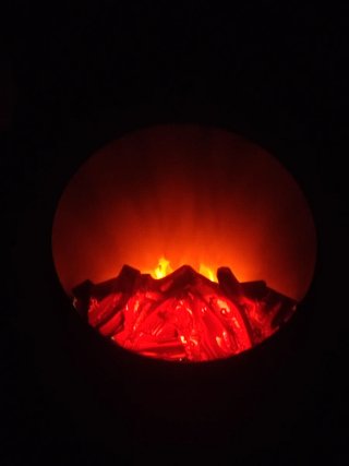 Chimenea decorativa redonda