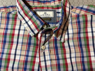 Camisa Cortefiel Manga Corta Talla XL