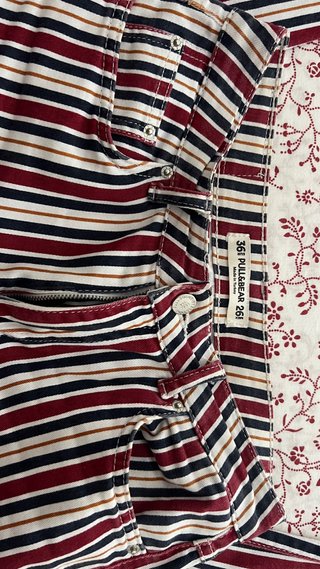 Pantalón Pull&Bear rayas multicolor