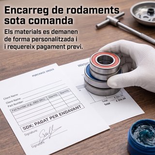 Substitució, manteniment i reparació de rodaments