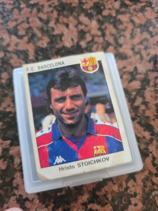 Cromos Liga 93-94 Hristo Stoichkov FC Barcelona