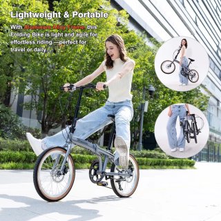 Bicicleta Plegable EVERCROSS EM1 Adultos