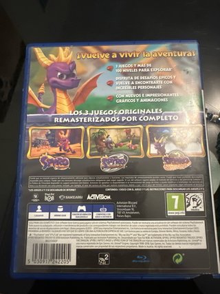 Caja spyro Reignited Trilogy PS4 (PlayStation 4)
