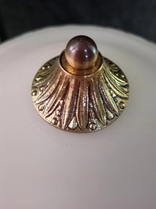 Lámpara de Sobremesa "Art Nouveau" Dorada