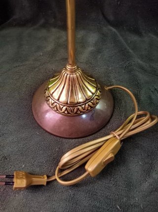Lámpara de Sobremesa "Art Nouveau" Dorada