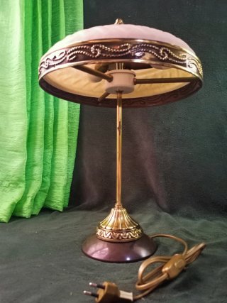 Lámpara de Sobremesa "Art Nouveau" Dorada