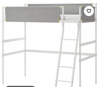 Cama alta IKEA VITVAL