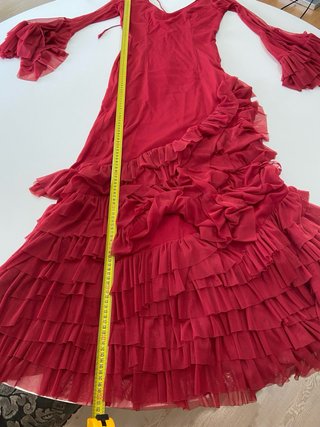 242 Traje Flamenca Sirena Rojo