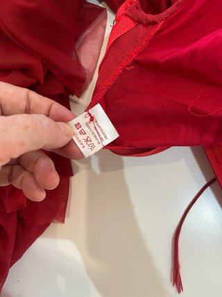 242 Traje Flamenca Sirena Rojo