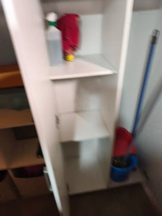 Armario Cocina Escobero Blanco