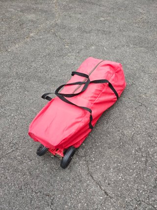 Cuna de viaje con estampado de estrellas