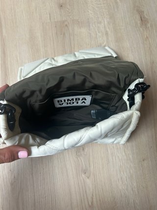 Bolso Bimba y Lola acolchado negro y blanco