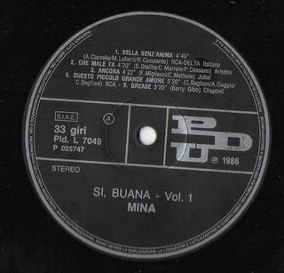 Mina - Si, Buana 7" 45 RPM 1986 PDU