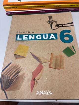 Libros de texto del colegio greenwich 6 Primaria.