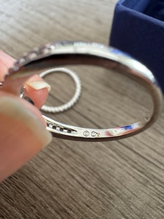 Conjunto Anillos Swarovski Plata