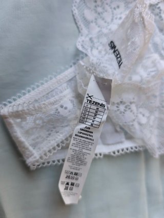 Tanga Brasileño de Encaje Blanco Tezenis - Románti