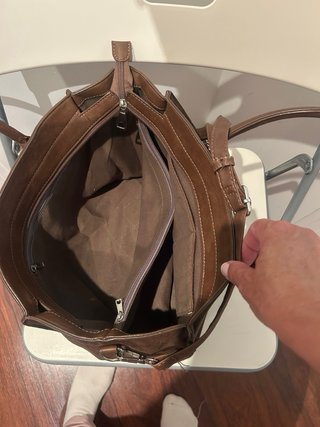 Bolso marrón oscuro