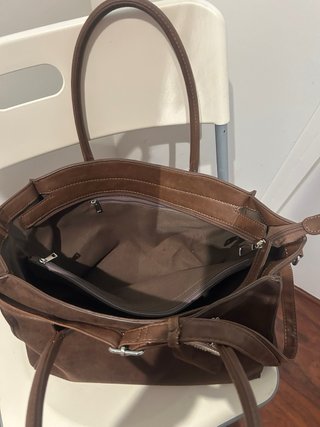 Bolso marrón oscuro