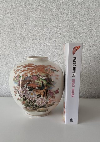 Jarrón Satsuma Vintage Japón Pan de Oro