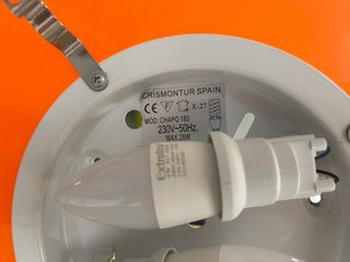 Lámpara de techo naranja