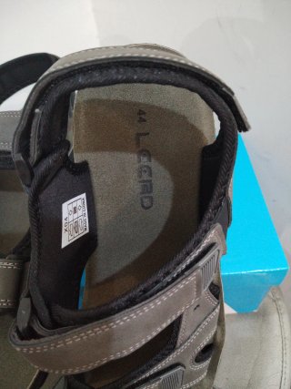 Sandali uomo n.44 strappo grigio
